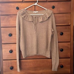 Madewell Ruffle Collar Sweater